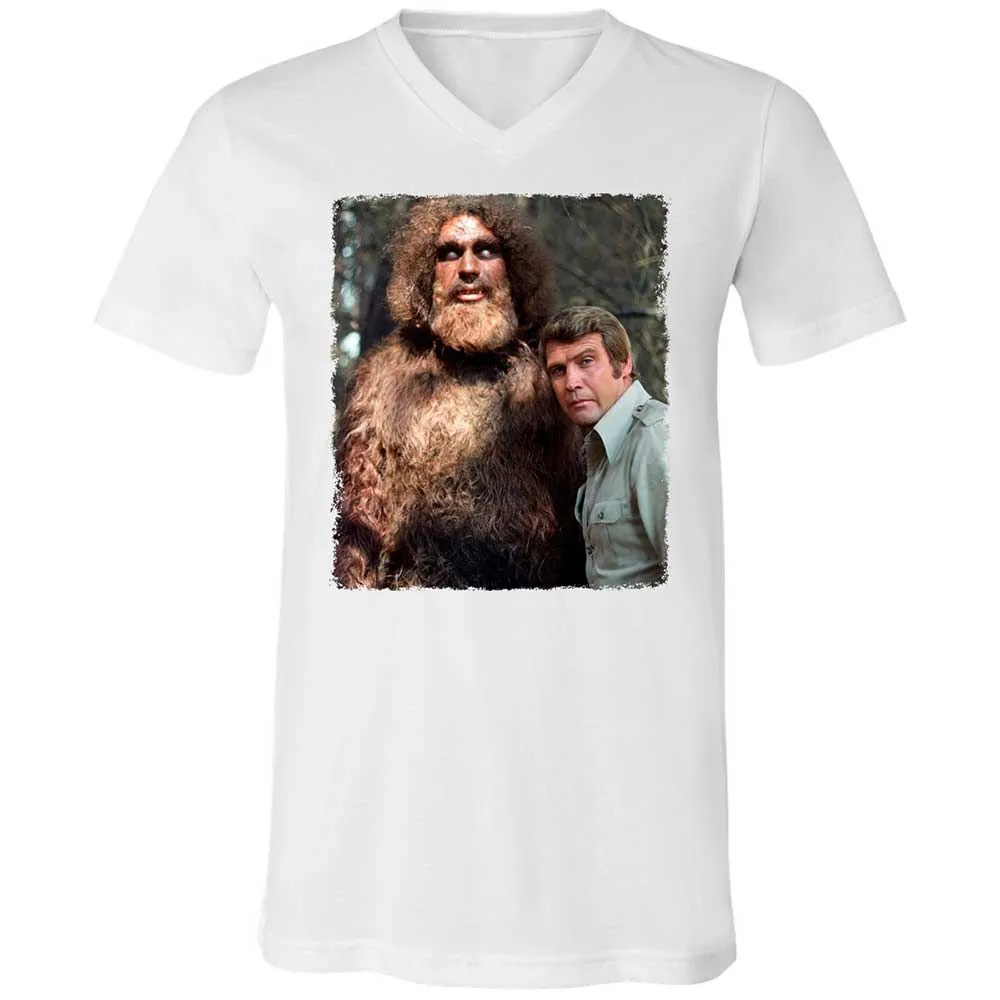 Unisex V-Neck T-Shirt - R6M96SYA - White - 16