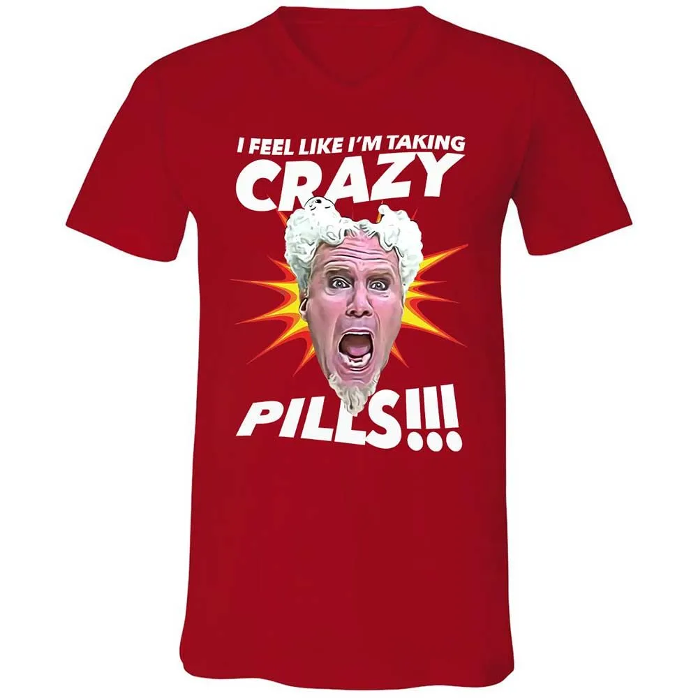 Unisex V-Neck T-Shirt - EDUCP8L7 - Red - 6