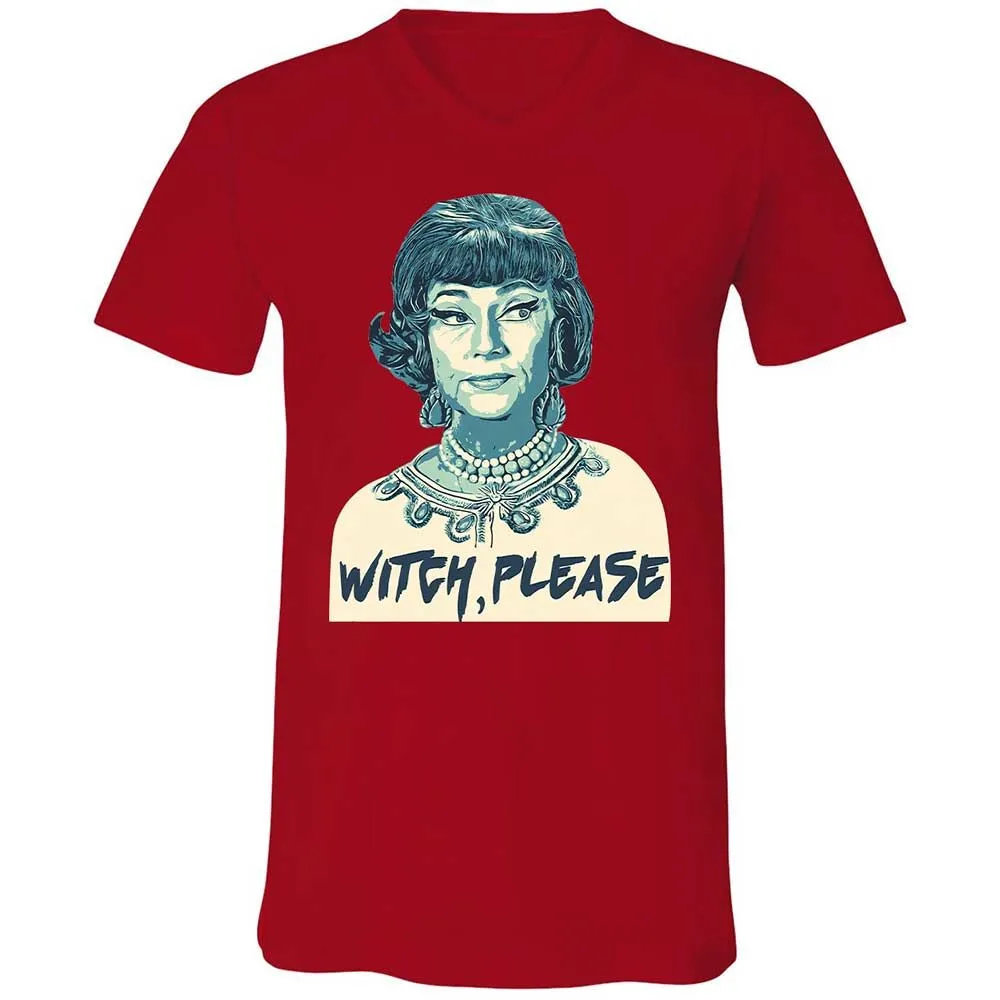 Unisex V-Neck T-Shirt - K6UWBW2V - Red - 5