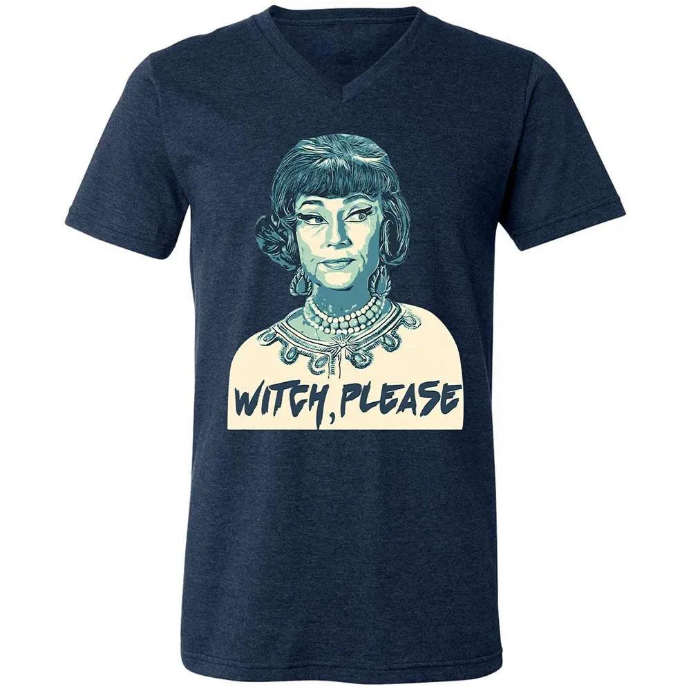 Unisex V-Neck T-Shirt - K6UWBW2V - Heather Navy - 13