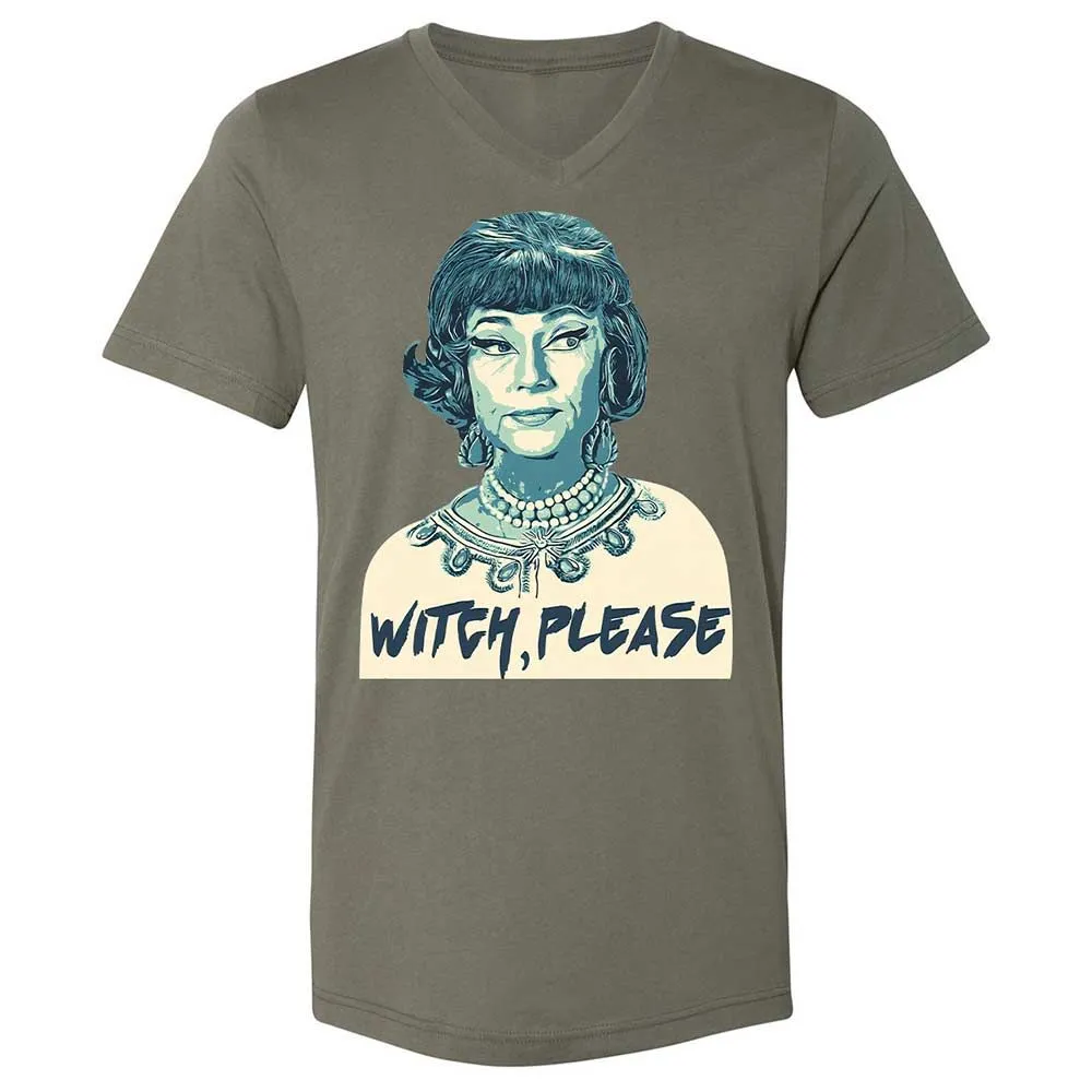 Unisex V-Neck T-Shirt - K6UWBW2V - Military Green - 15