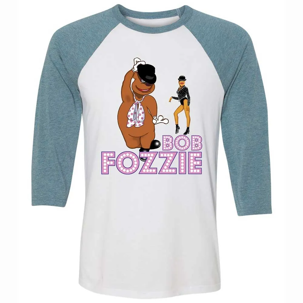 Unisex 3/4 Baseball Tee - TA7BLWBK - White/Denim - 3