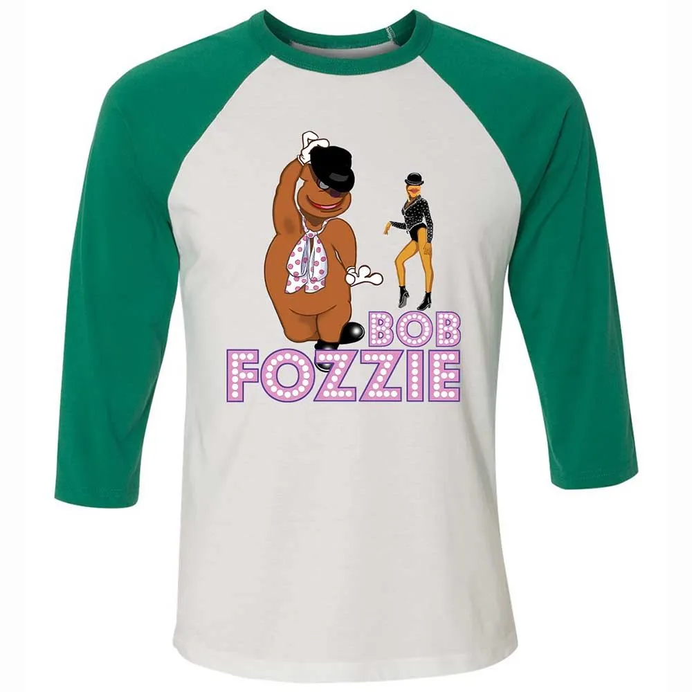 Unisex 3/4 Baseball Tee - TA7BLWBK - White/Kelly - 6
