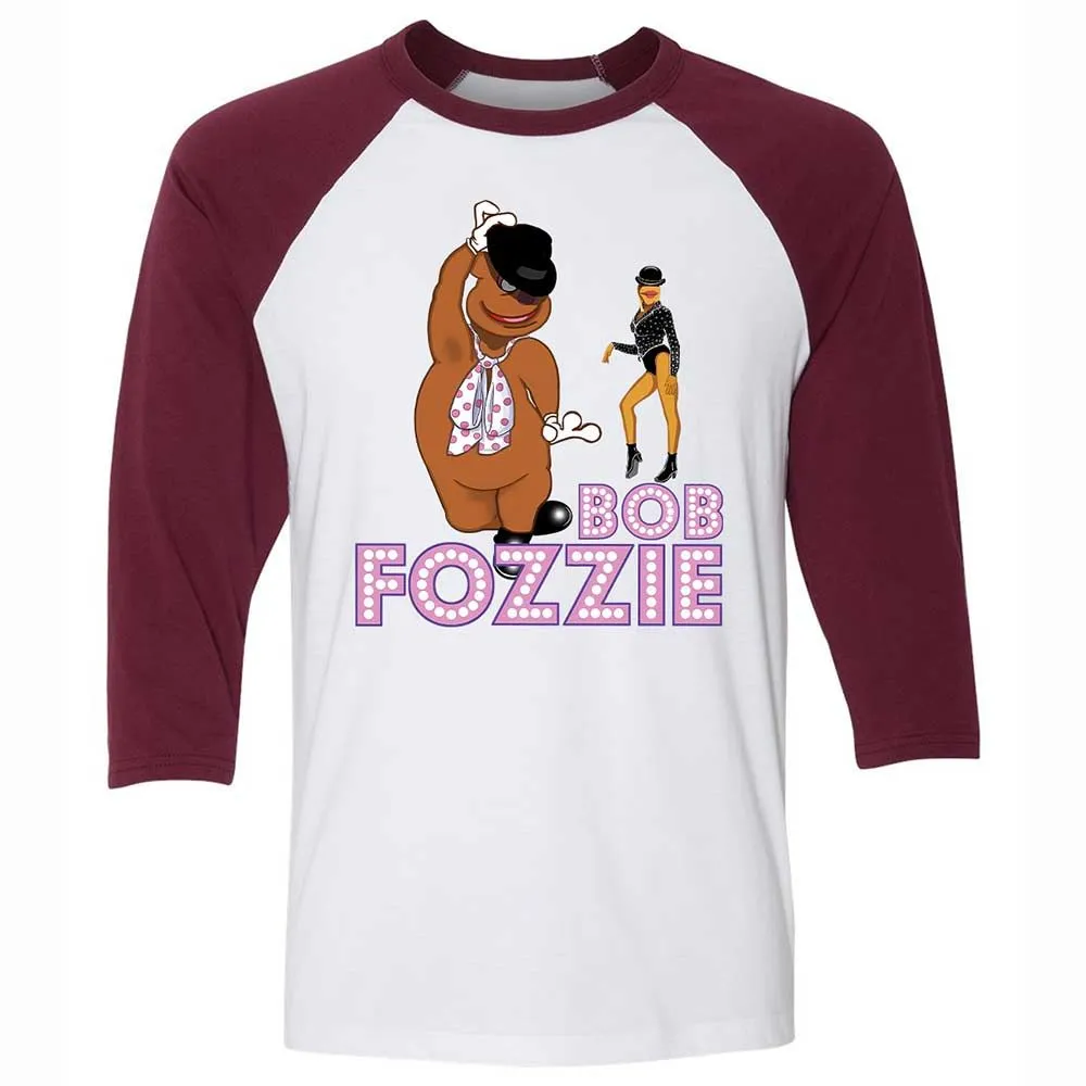 Unisex 3/4 Baseball Tee - TA7BLWBK - White/Maroon - 7