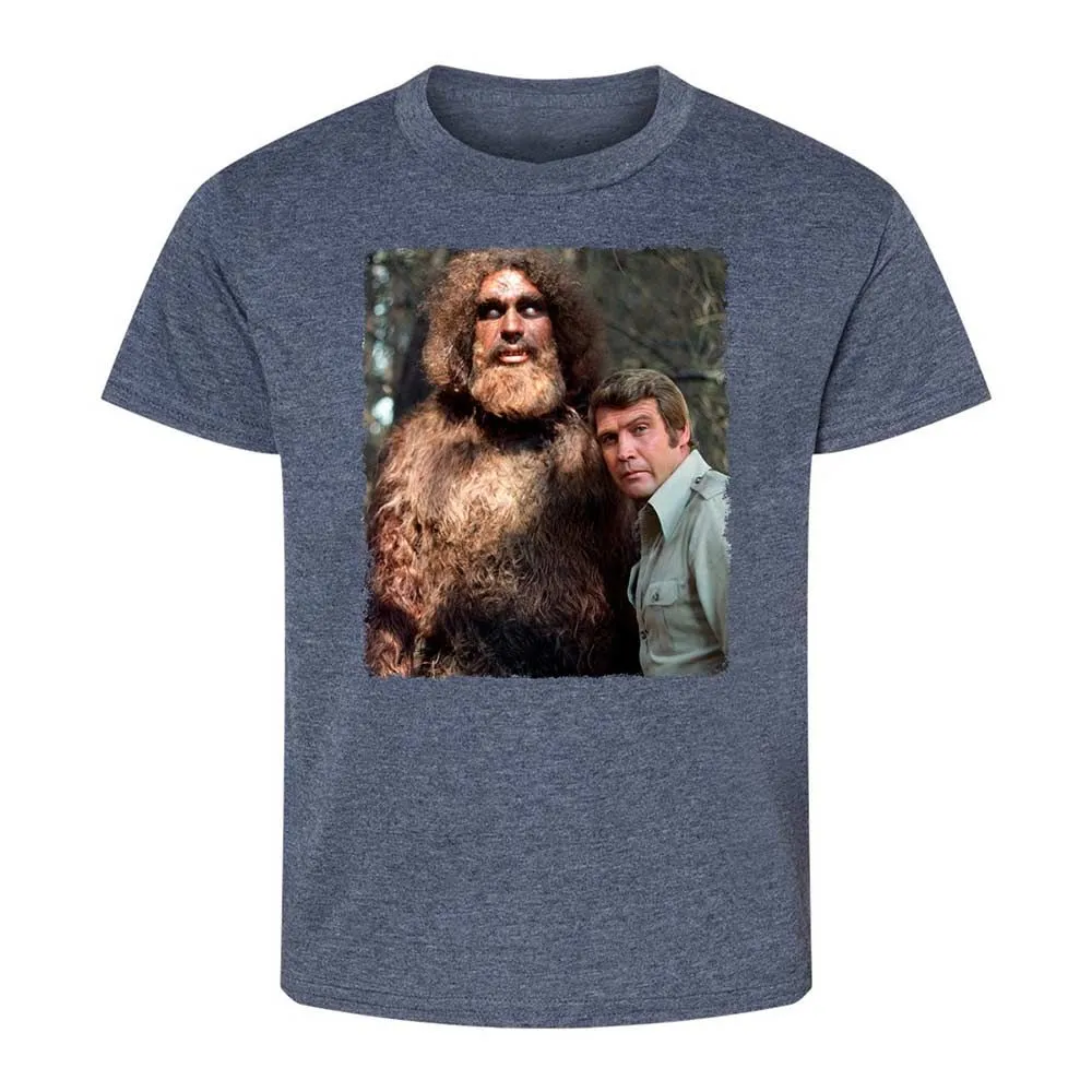 Kids T-Shirt - HX66LUZE - Heather Navy - 9
