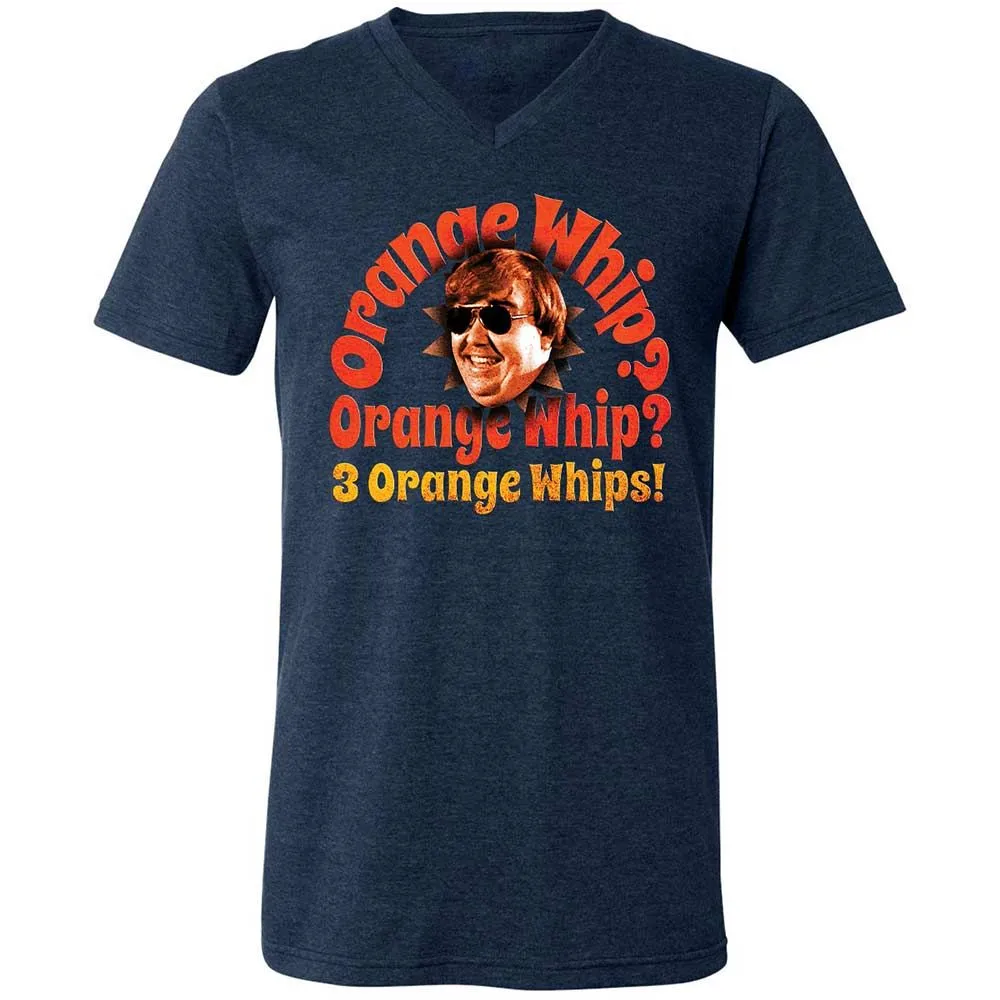 Unisex V-Neck T-Shirt - N414H56K - Heather Navy - 3