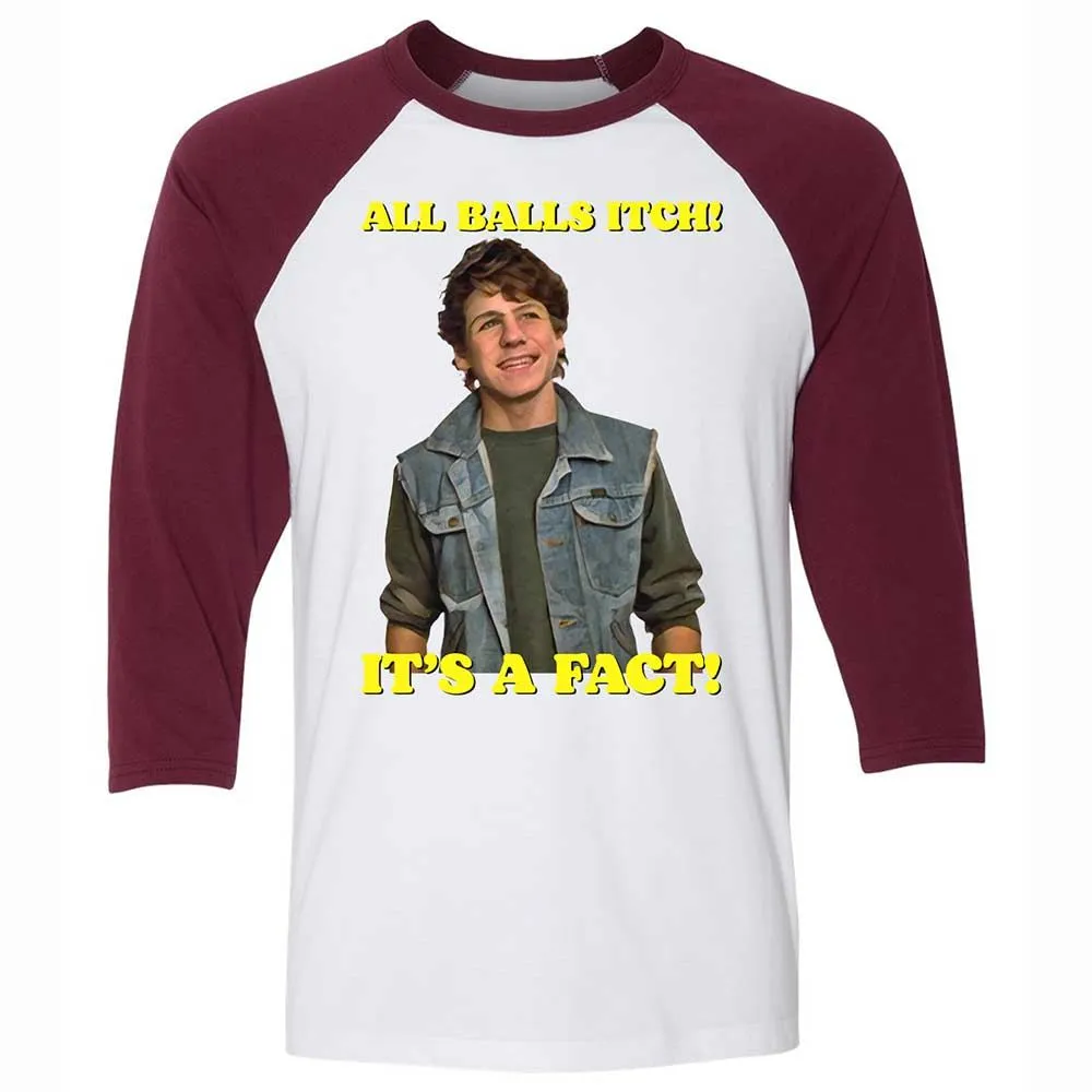 Unisex 3/4 Baseball Tee - 51VYU1ZD - White/Maroon - 7