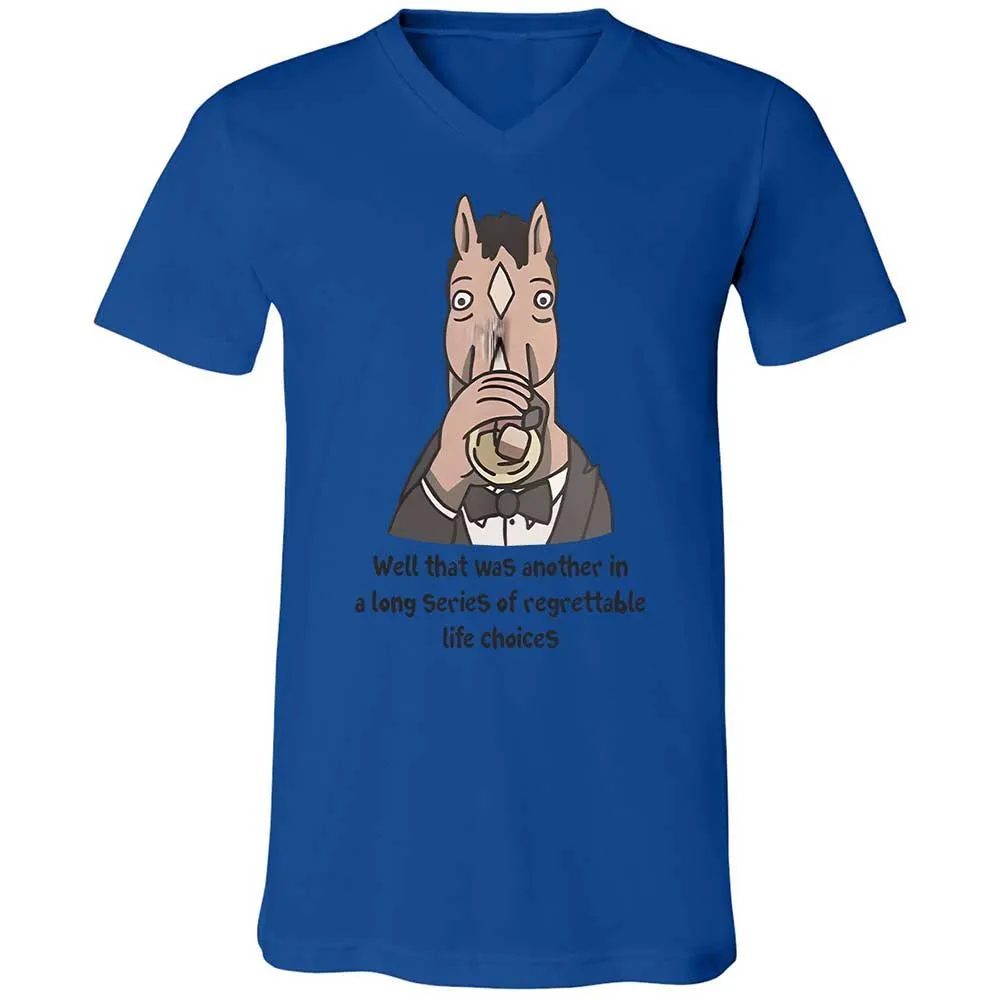 Unisex V-Neck T-Shirt - HMTDMAC6 - True Royal - 3