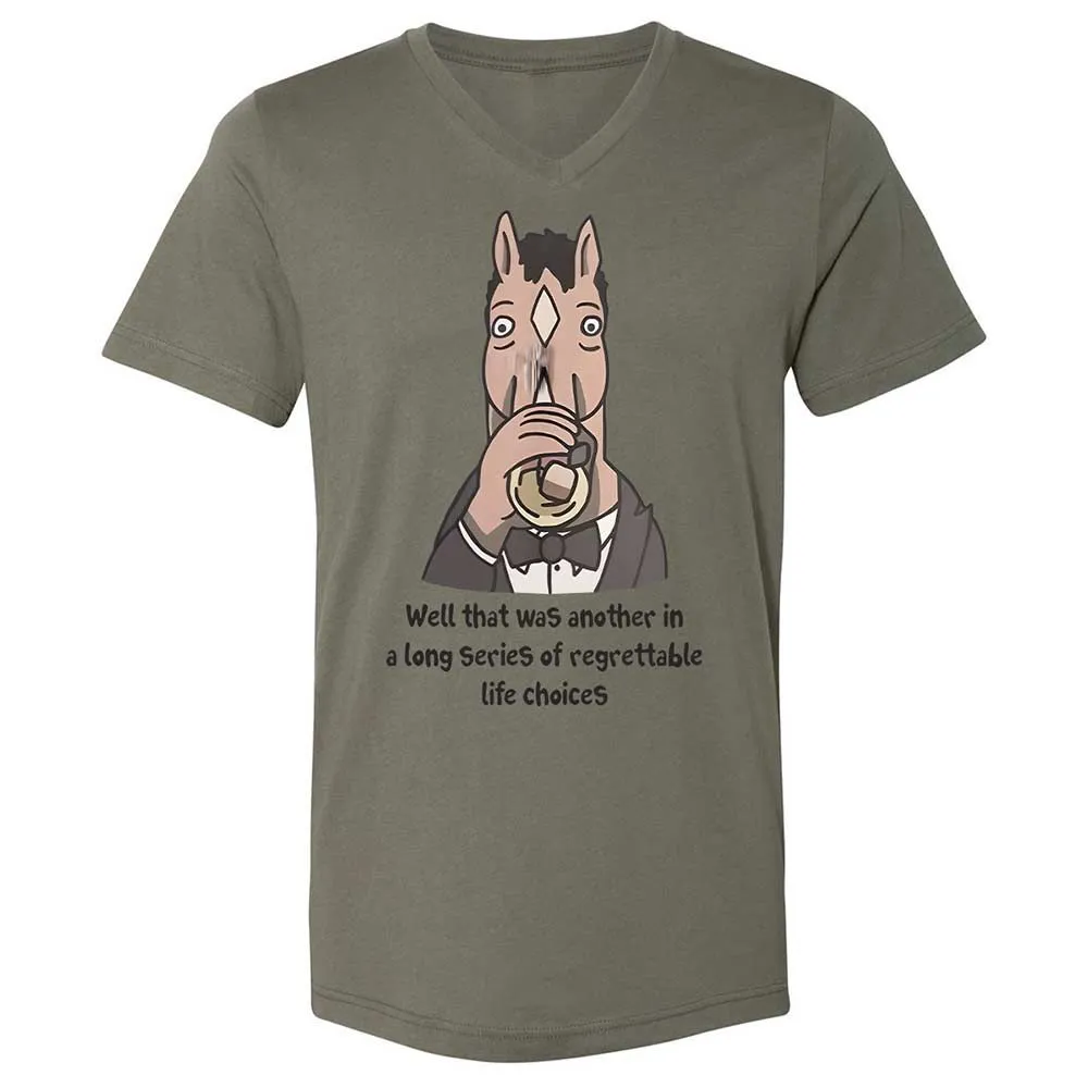 Unisex V-Neck T-Shirt - HMTDMAC6 - Military Green - 15