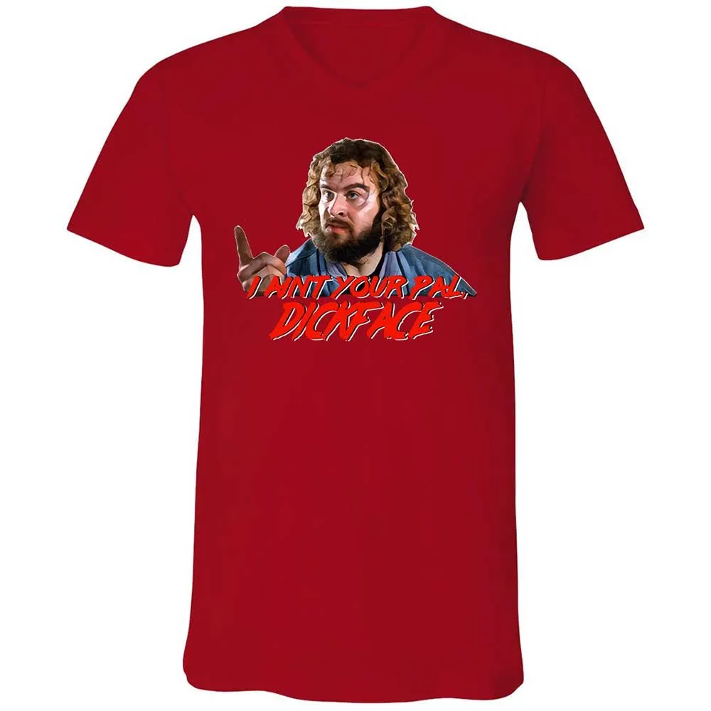 Unisex V-Neck T-Shirt - TLQVJSDQ - Red - 6
