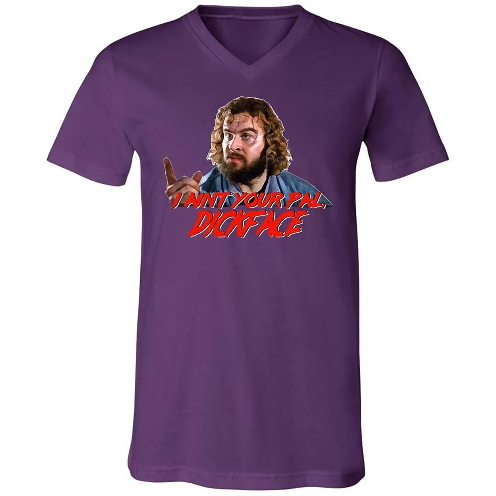 Unisex V-Neck T-Shirt - TLQVJSDQ - Team Purple - 10