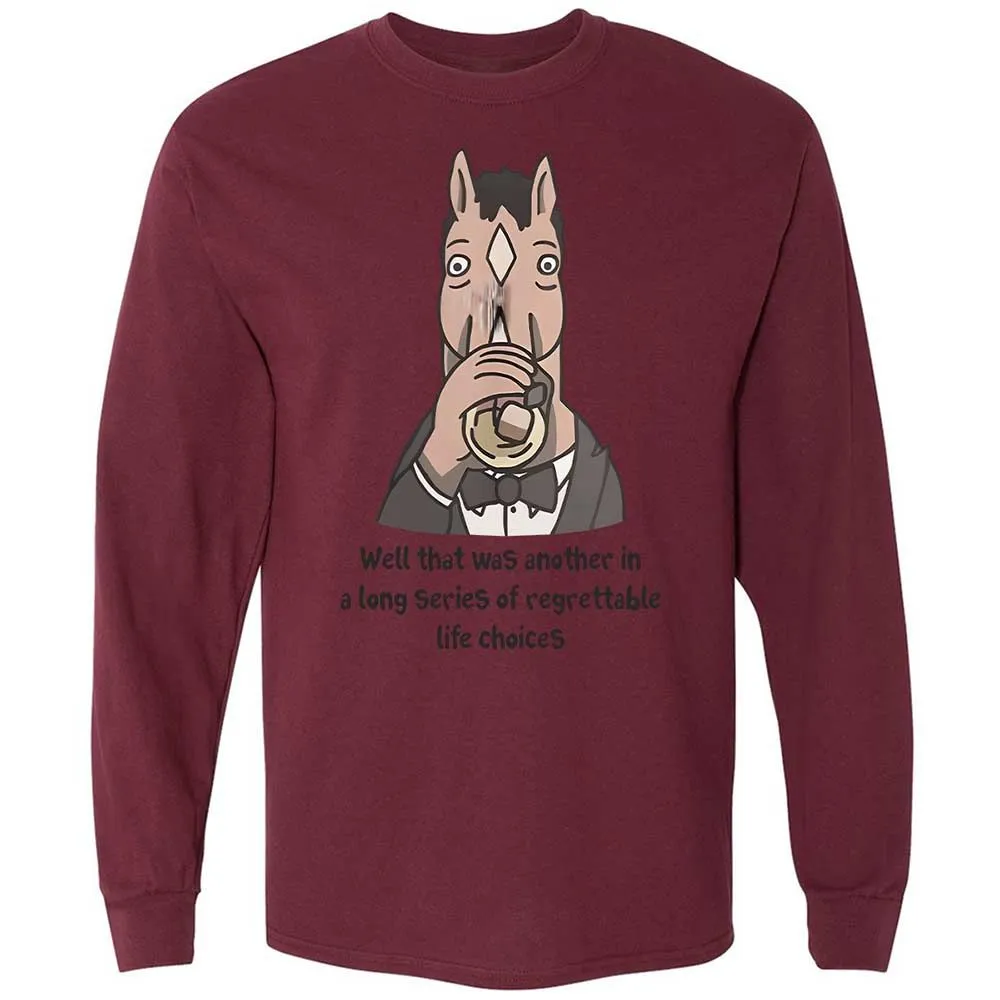Long Sleeve T-Shirt - BPCSDKHK - Maroon - 16
