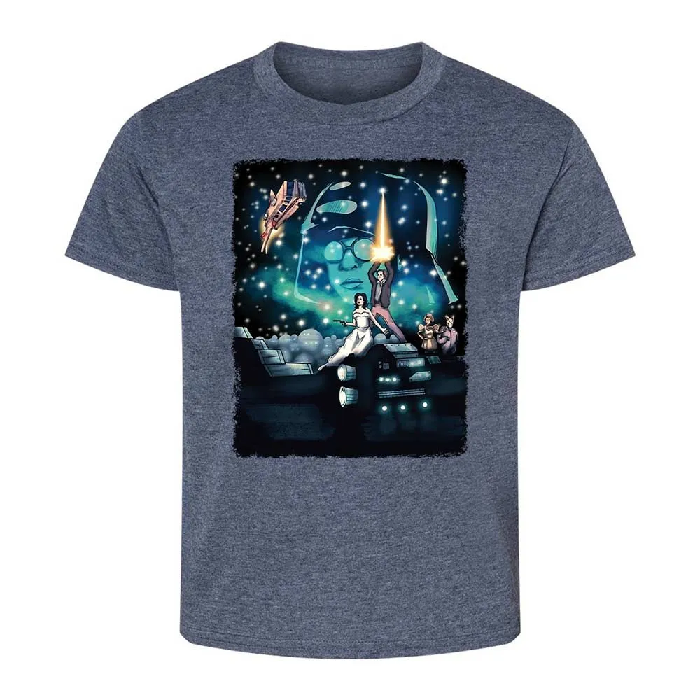 Kids T-Shirt - LAH3V8KH - Heather Navy - 9