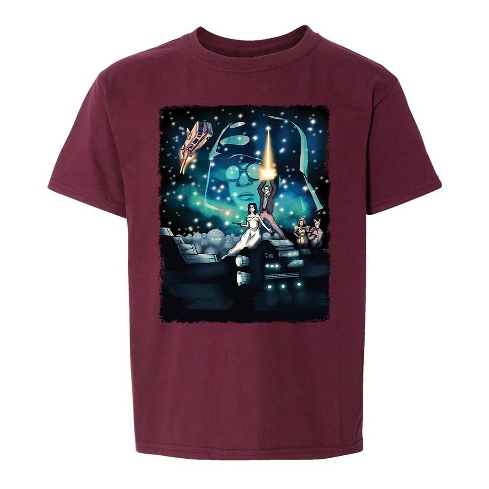 Kids T-Shirt - LAH3V8KH - Maroon - 14