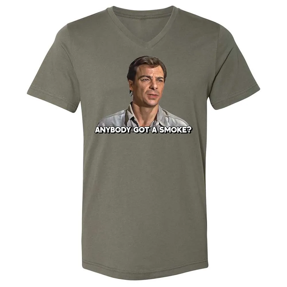 Unisex V-Neck T-Shirt - M9CHKJ4S - Military Green - 11