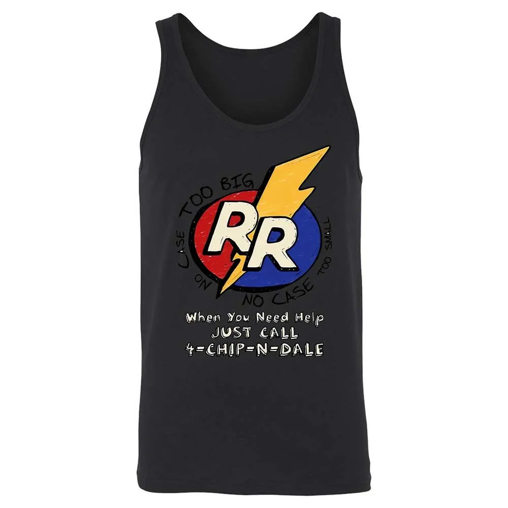 Unisex Jersey Tank - A4YR6V9G - Black - 7