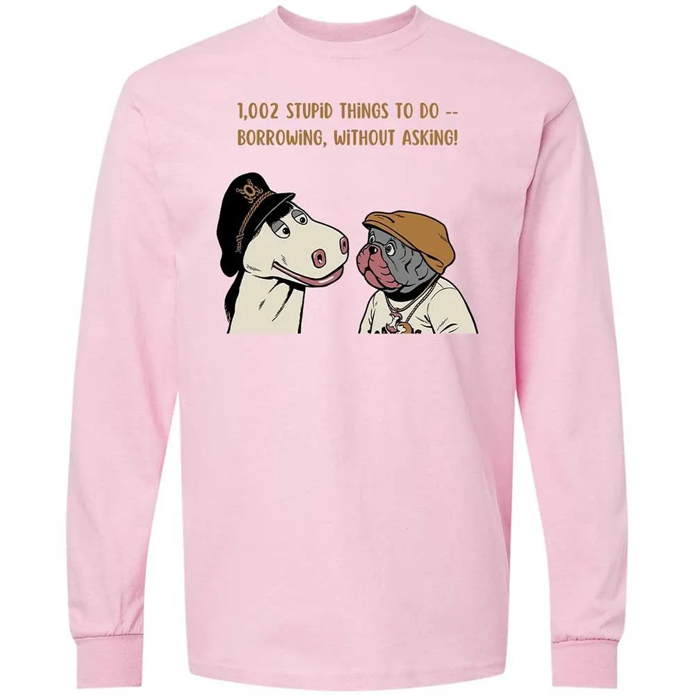 Long Sleeve T-Shirt - EM71BH8F - Light Pink - 6