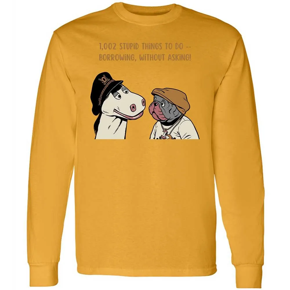 Long Sleeve T-Shirt - EM71BH8F - Gold - 10
