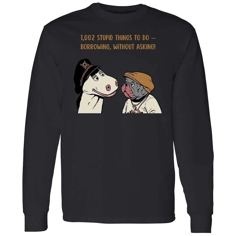 Long Sleeve T-Shirt - EM71BH8F - Black - 12