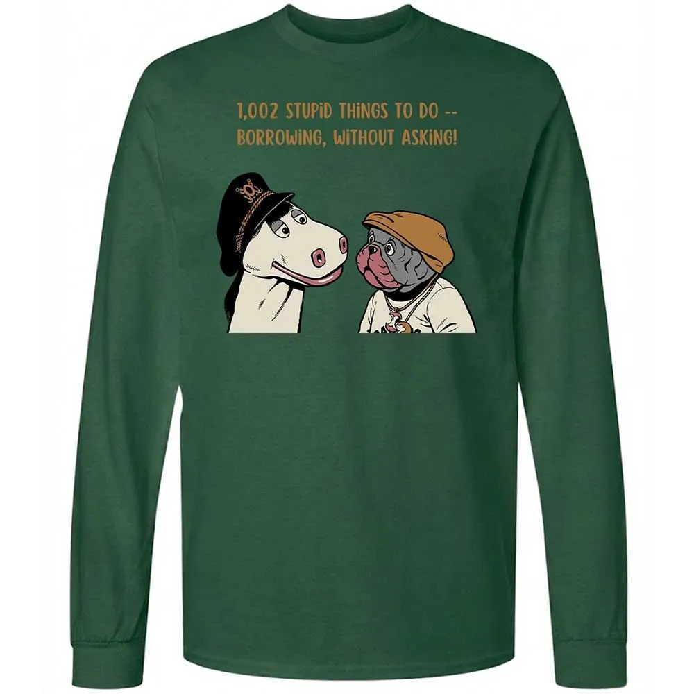 Long Sleeve T-Shirt - EM71BH8F - Forest Green - 14