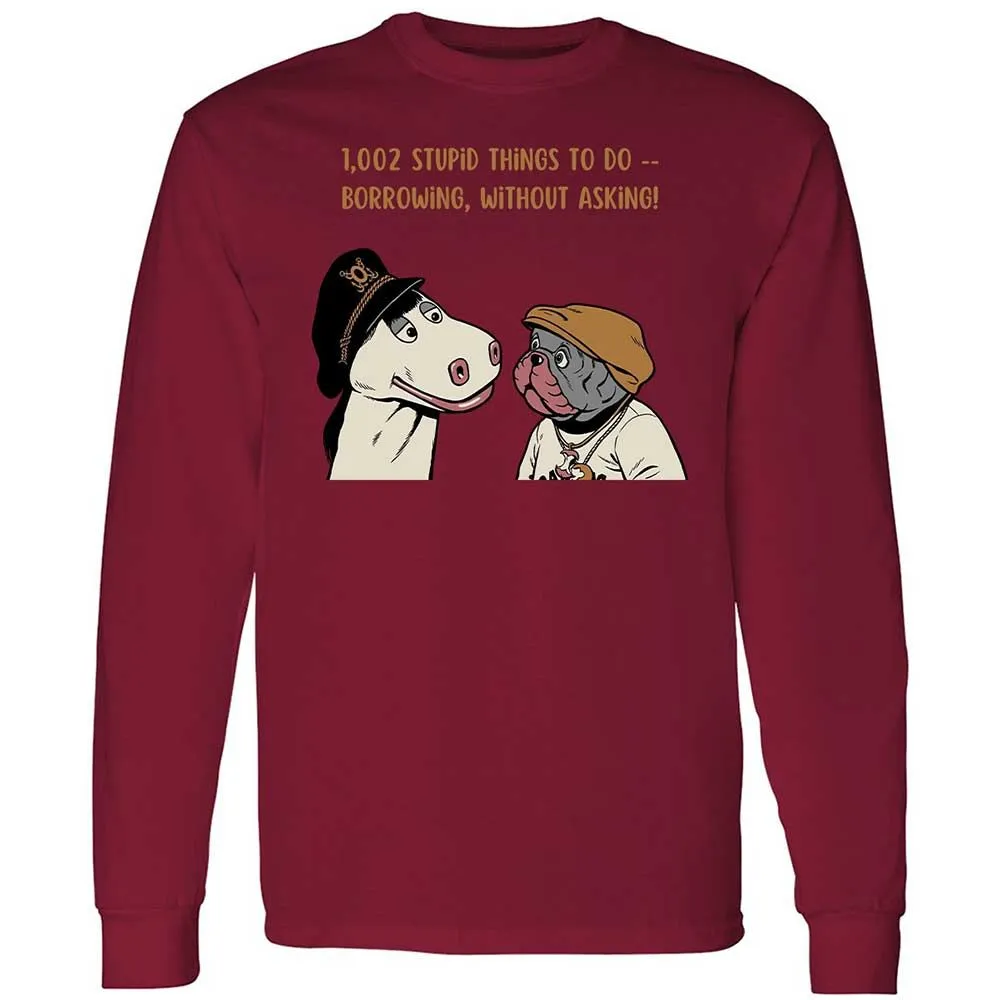 Long Sleeve T-Shirt - EM71BH8F - Cardinal Red - 17