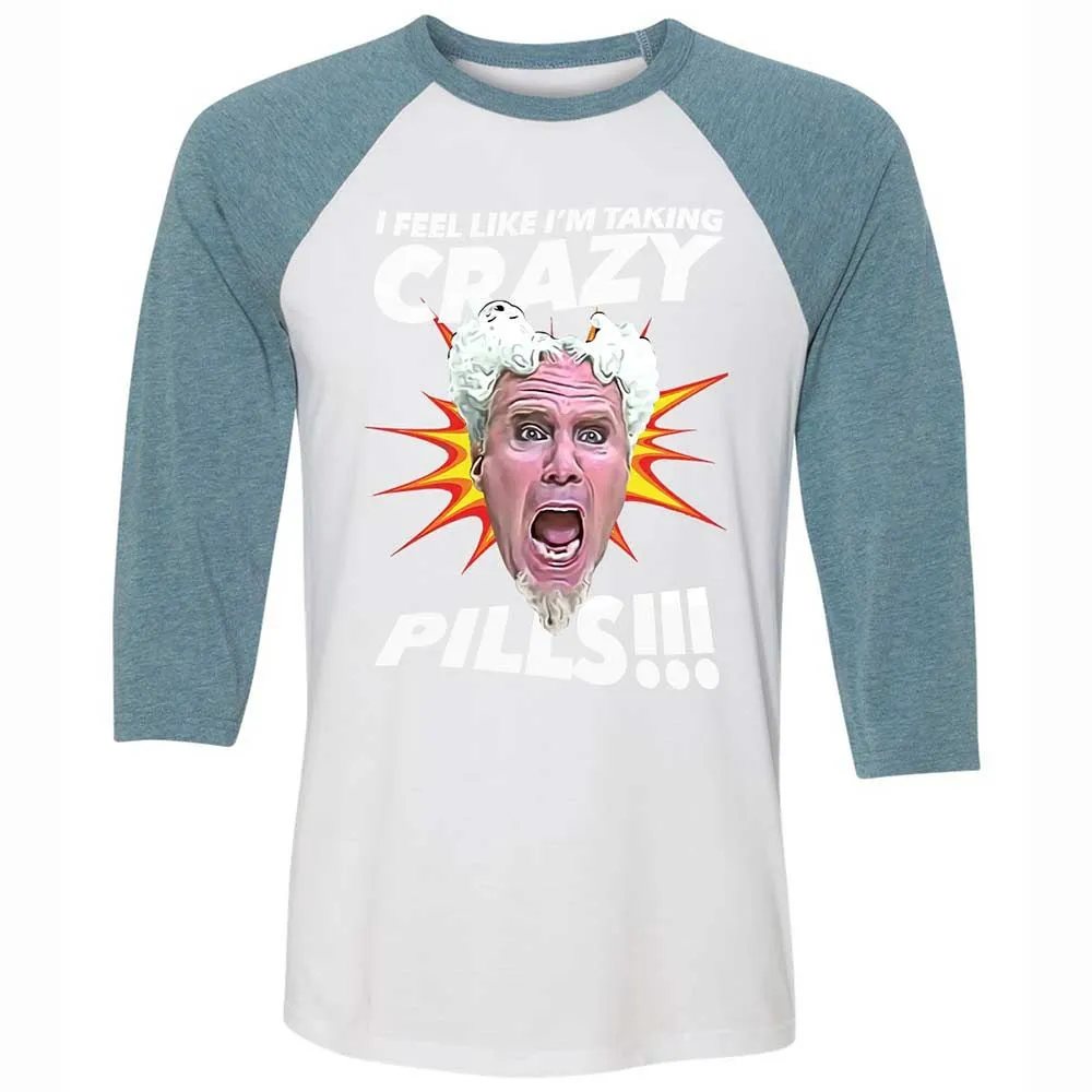 Unisex 3/4 Baseball Tee - 7XUX59QA - White/Denim - 3