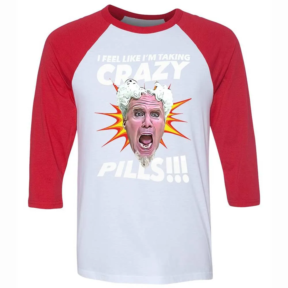Unisex 3/4 Baseball Tee - 7XUX59QA - White/Red - 9