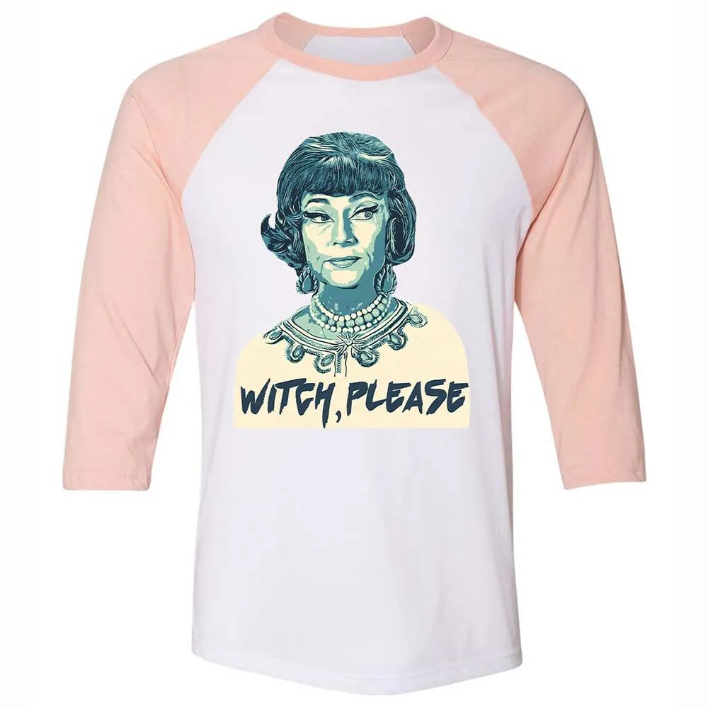 Unisex 3/4 Baseball Tee - ZHWY795B - White/Heather Peach - 5