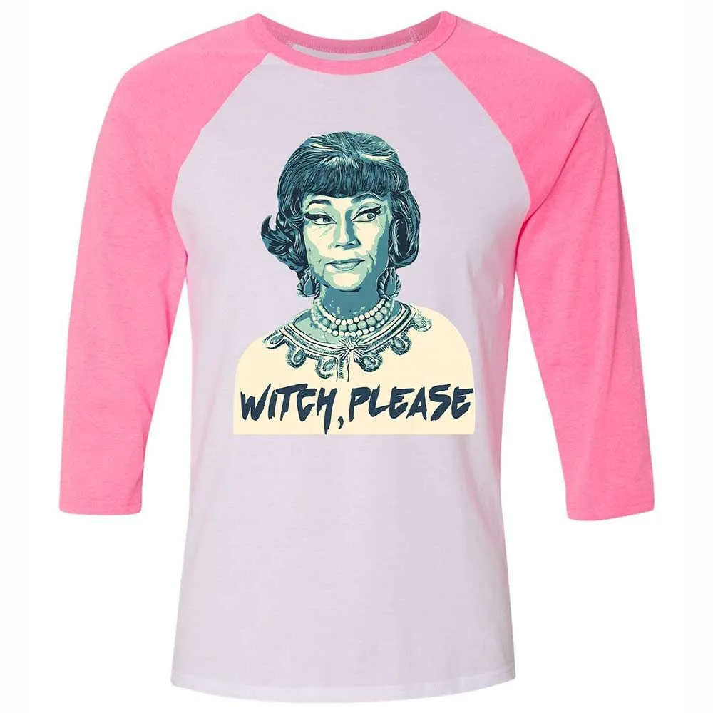 Unisex 3/4 Baseball Tee - ZHWY795B - White/Neon Pink - 12