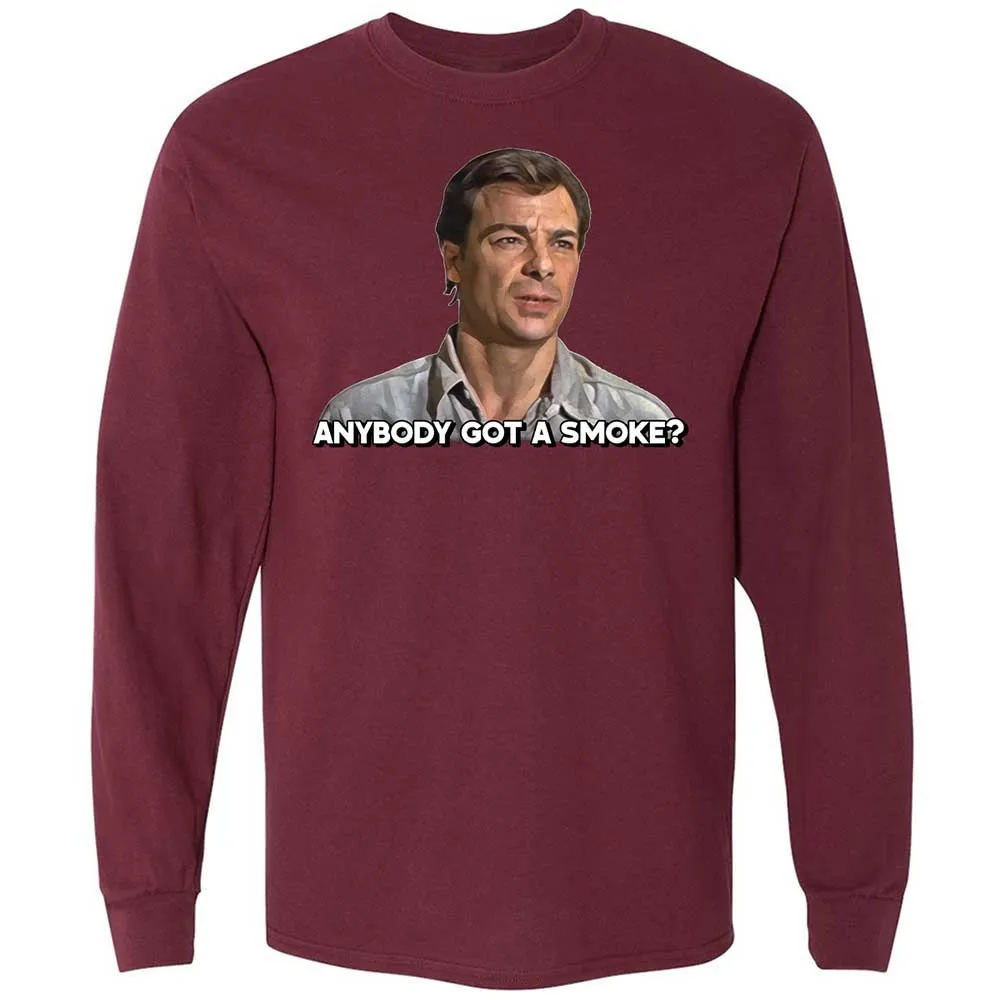 Long Sleeve T-Shirt - K1CZQKMN - Maroon - 6
