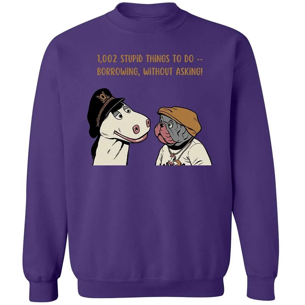 Classic Unisex Sweatshirt - 5D7UQFTZ - Purple - 10