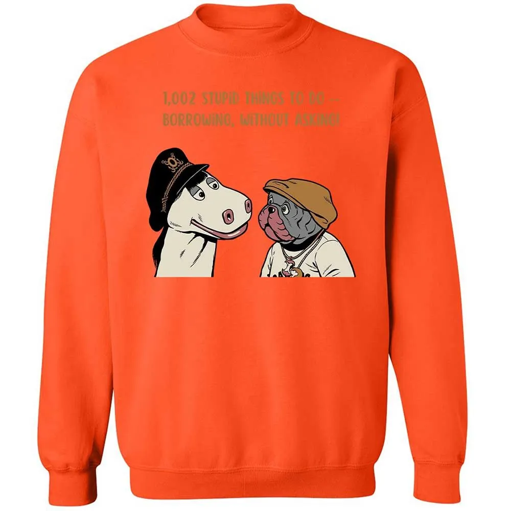 Classic Unisex Sweatshirt - 5D7UQFTZ - Orange - 12