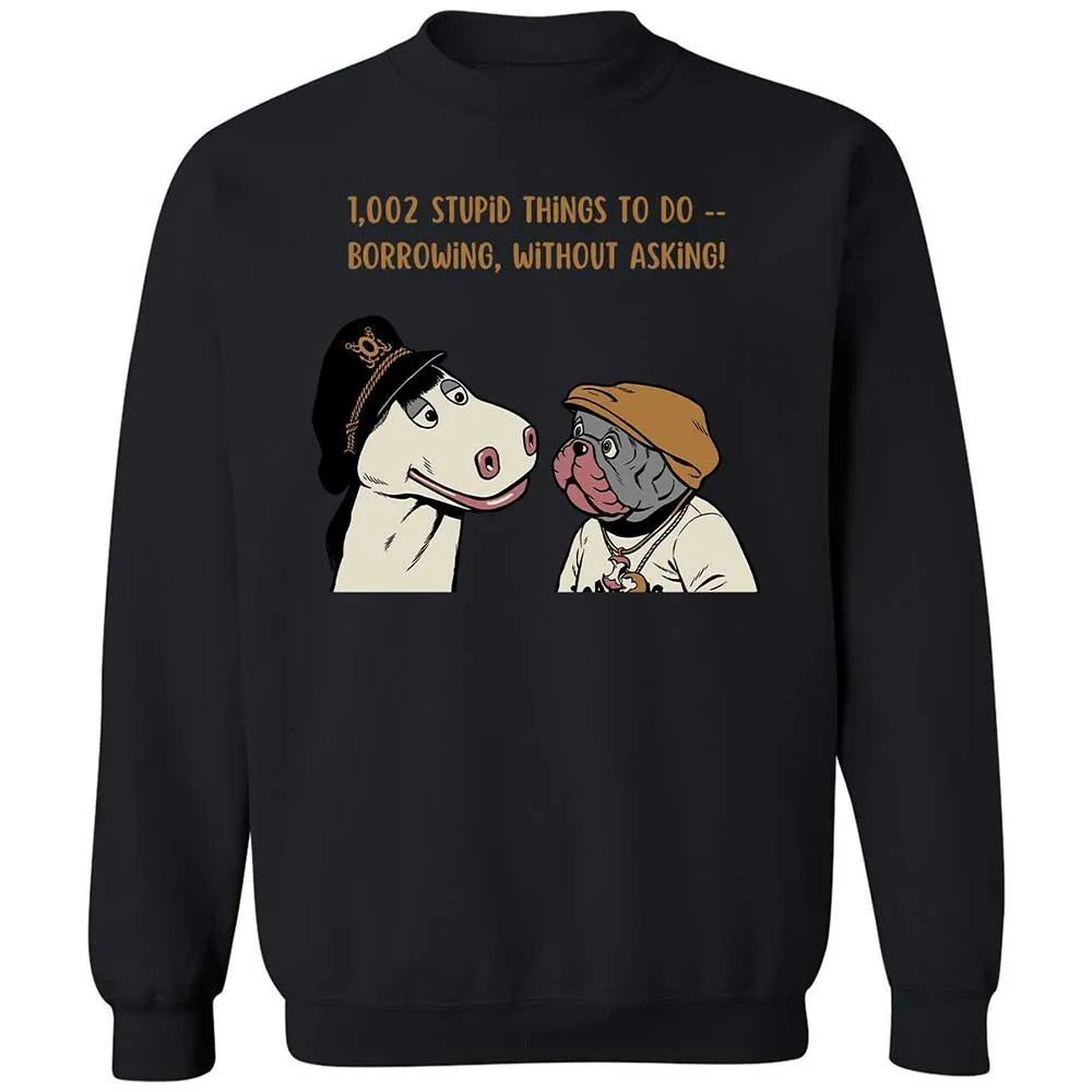 Classic Unisex Sweatshirt - 5D7UQFTZ - Black - 14