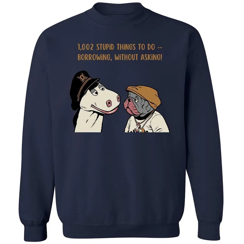 Classic Unisex Sweatshirt - 5D7UQFTZ - Navy - 15
