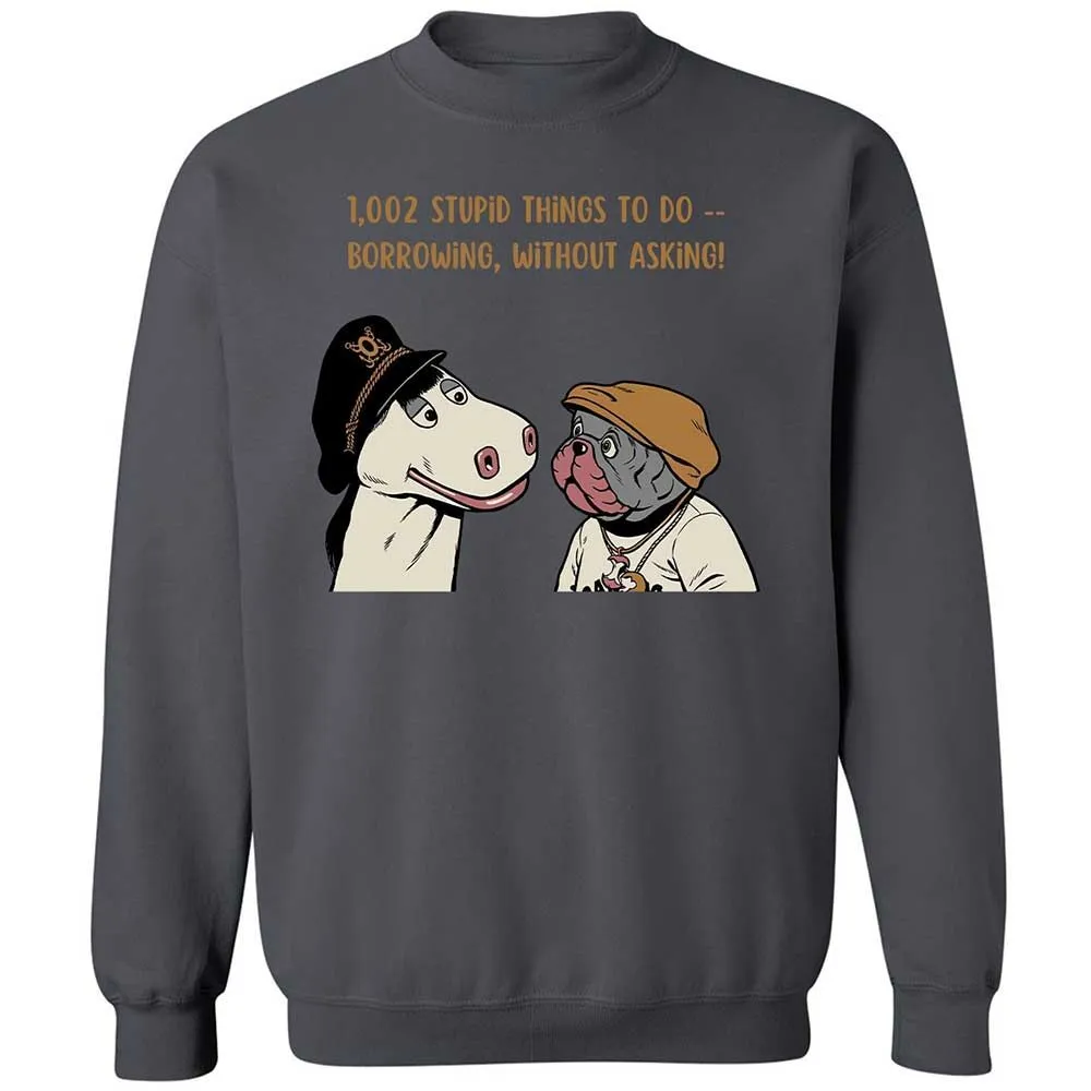 Classic Unisex Sweatshirt - 5D7UQFTZ - Charcoal - 18