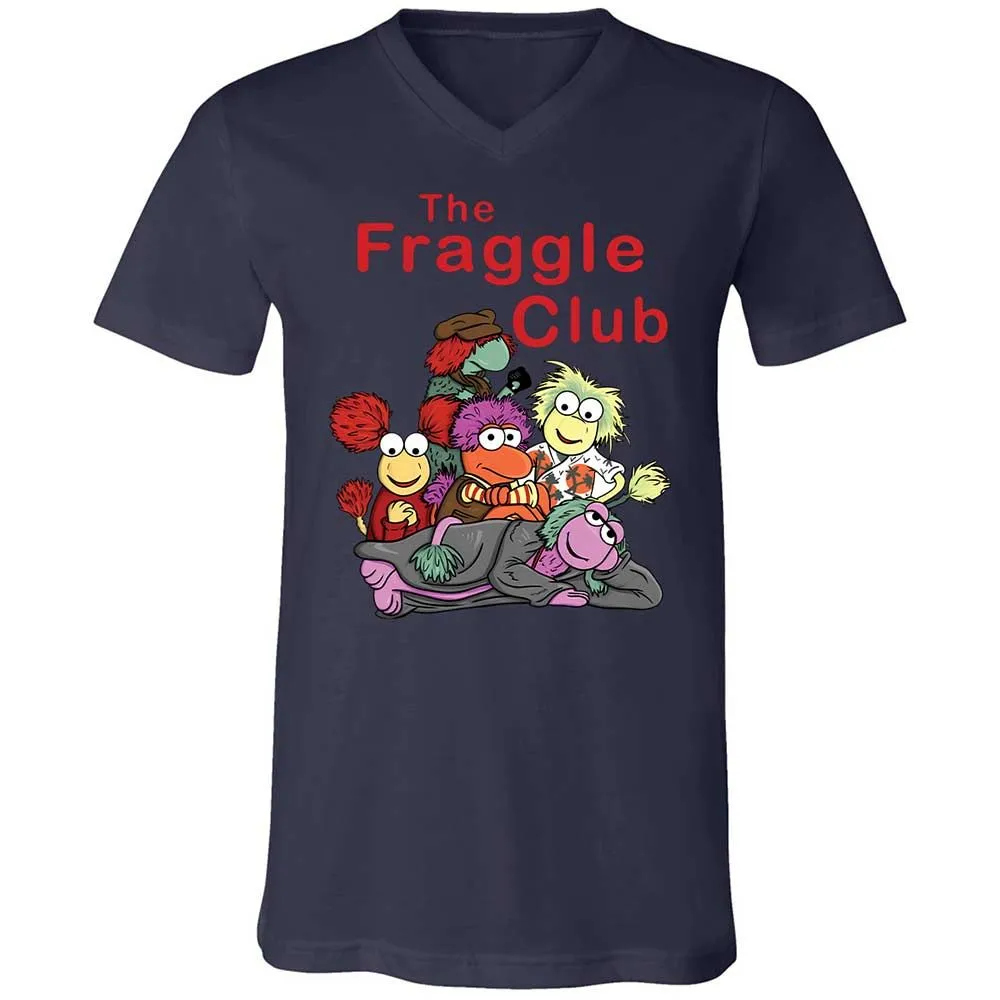 Unisex V-Neck T-Shirt - VETTD6V9 - Navy - 12