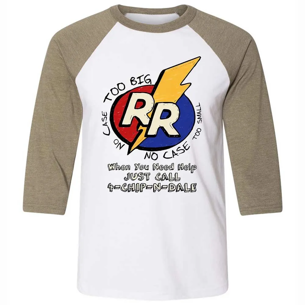 Unisex 3/4 Baseball Tee - 12NRYWCB - White/Heather Olive - 4