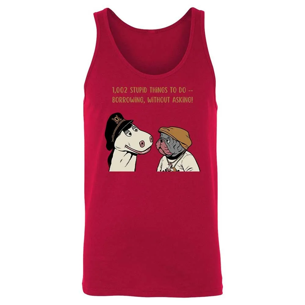 Unisex Jersey Tank - W7JAQRSH - Red - 3