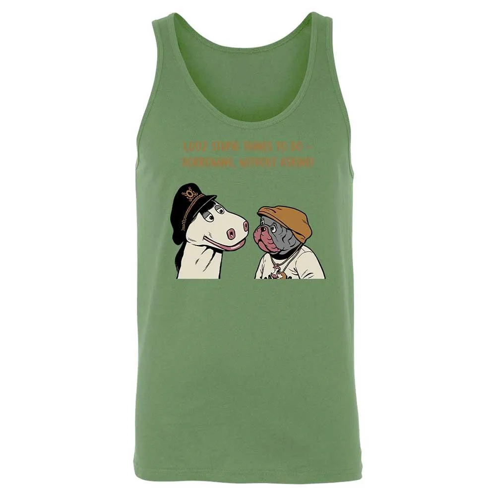 Unisex Jersey Tank - W7JAQRSH - Leaf - 5