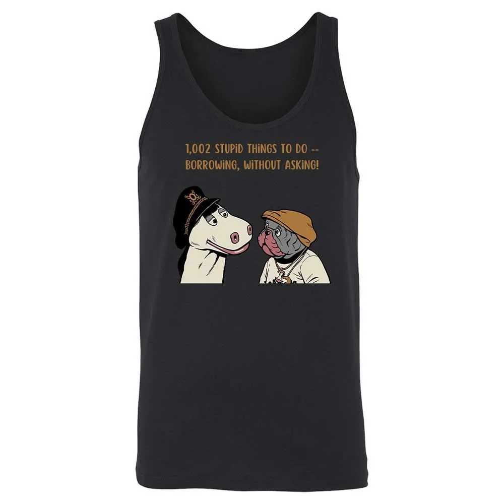 Unisex Jersey Tank - W7JAQRSH - Black - 7