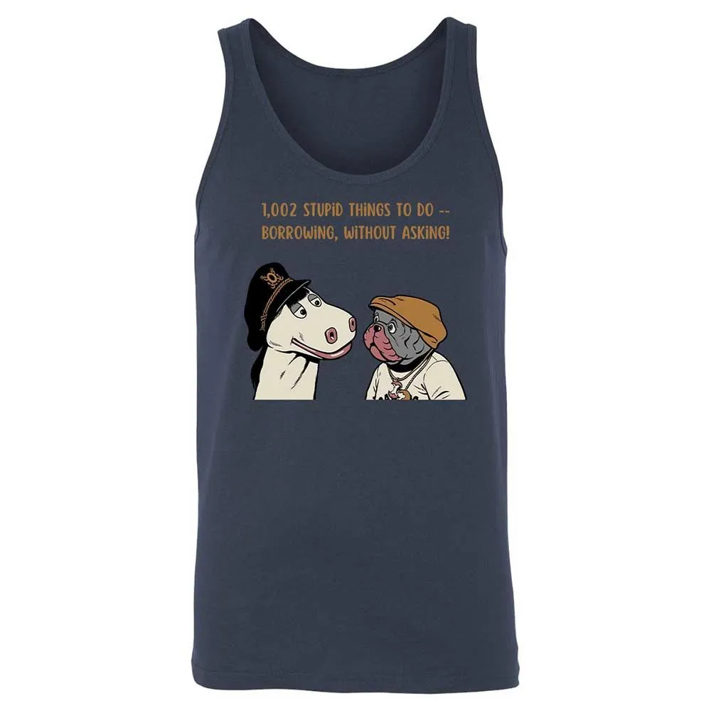 Unisex Jersey Tank - W7JAQRSH - Navy - 8