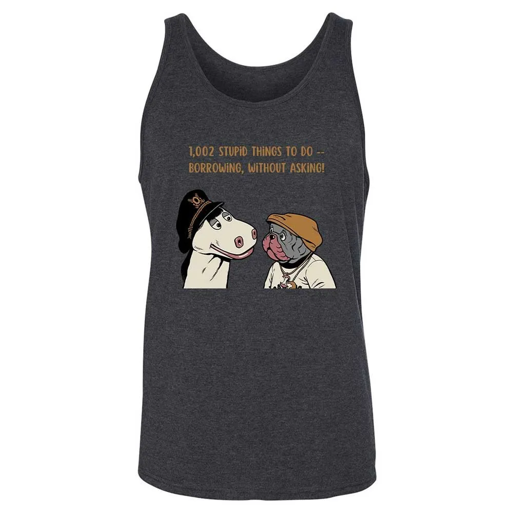 Unisex Jersey Tank - W7JAQRSH - Dark Grey Heather - 10