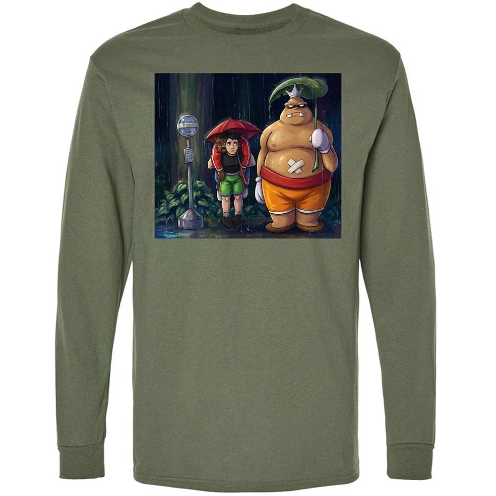 Long Sleeve T-Shirt - XZQPWA6K - Military Green - 9