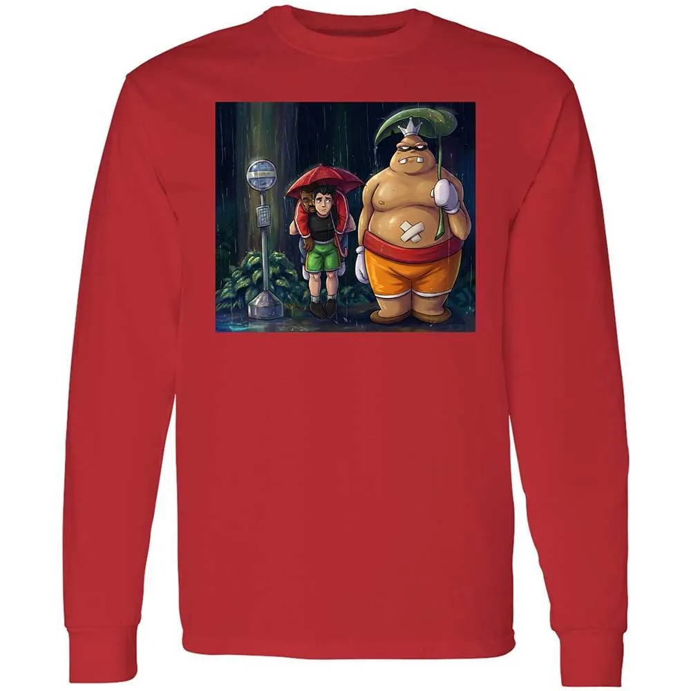 Long Sleeve T-Shirt - XZQPWA6K - Red - 11