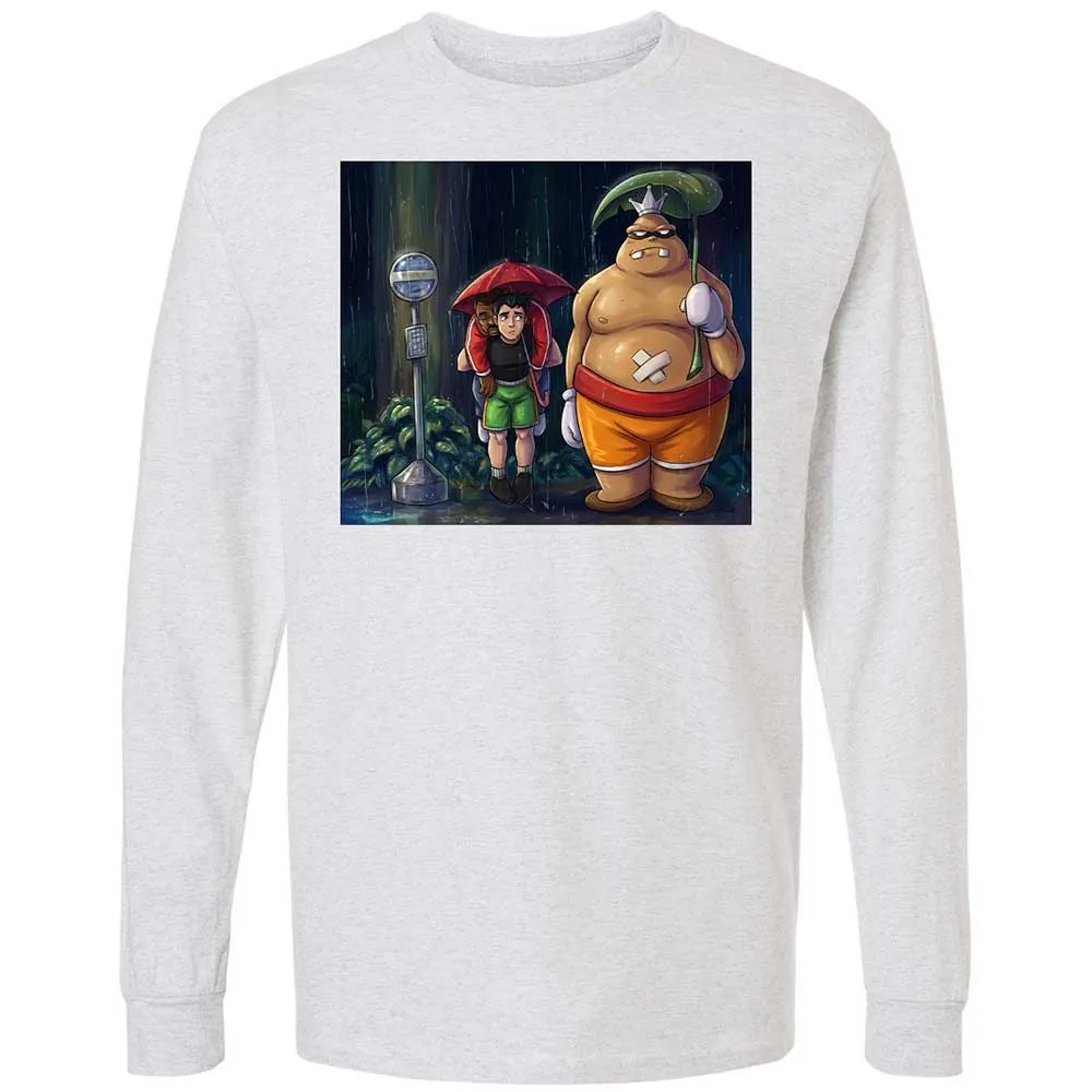 Long Sleeve T-Shirt - XZQPWA6K - Ash - 14