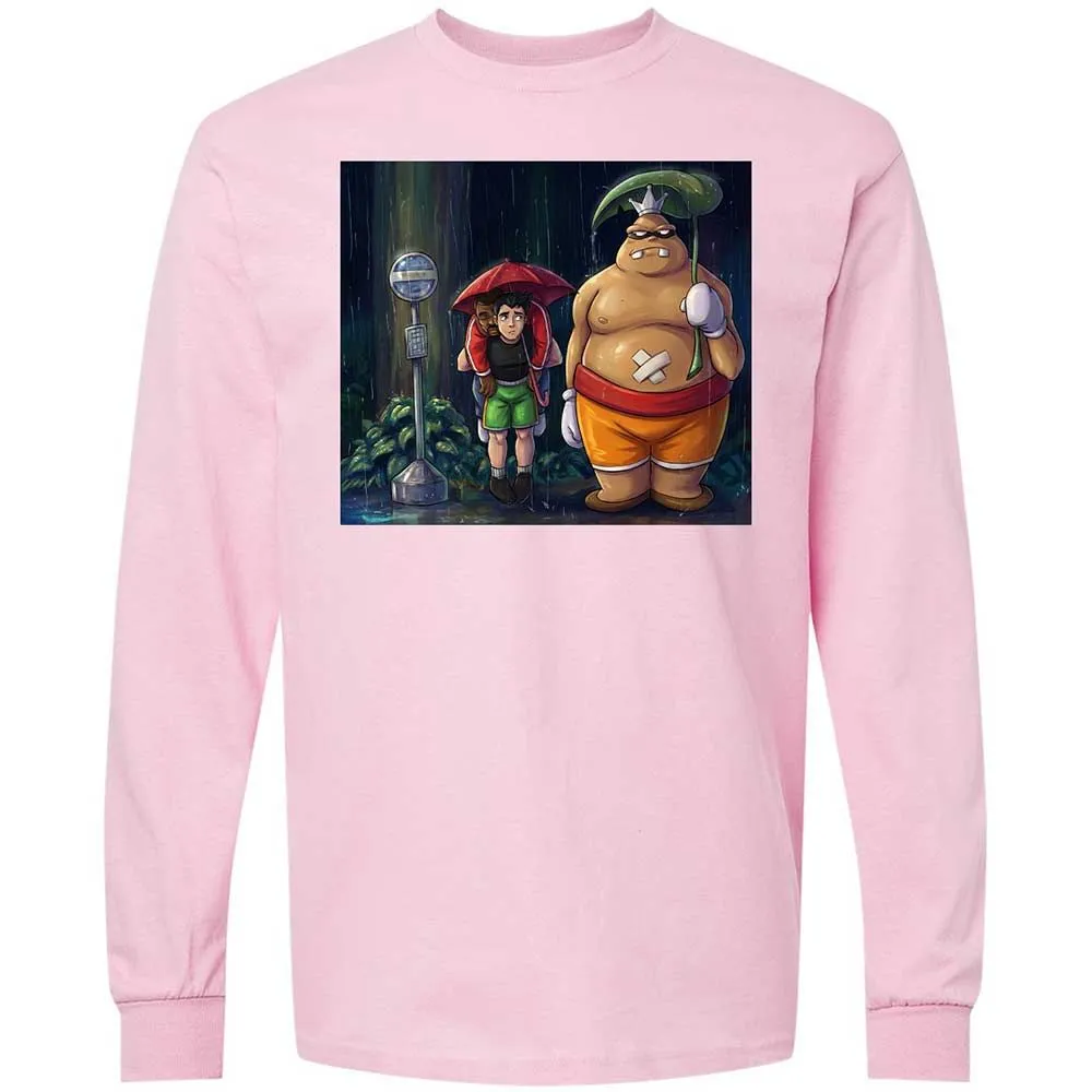 Long Sleeve T-Shirt - XZQPWA6K - Light Pink - 16