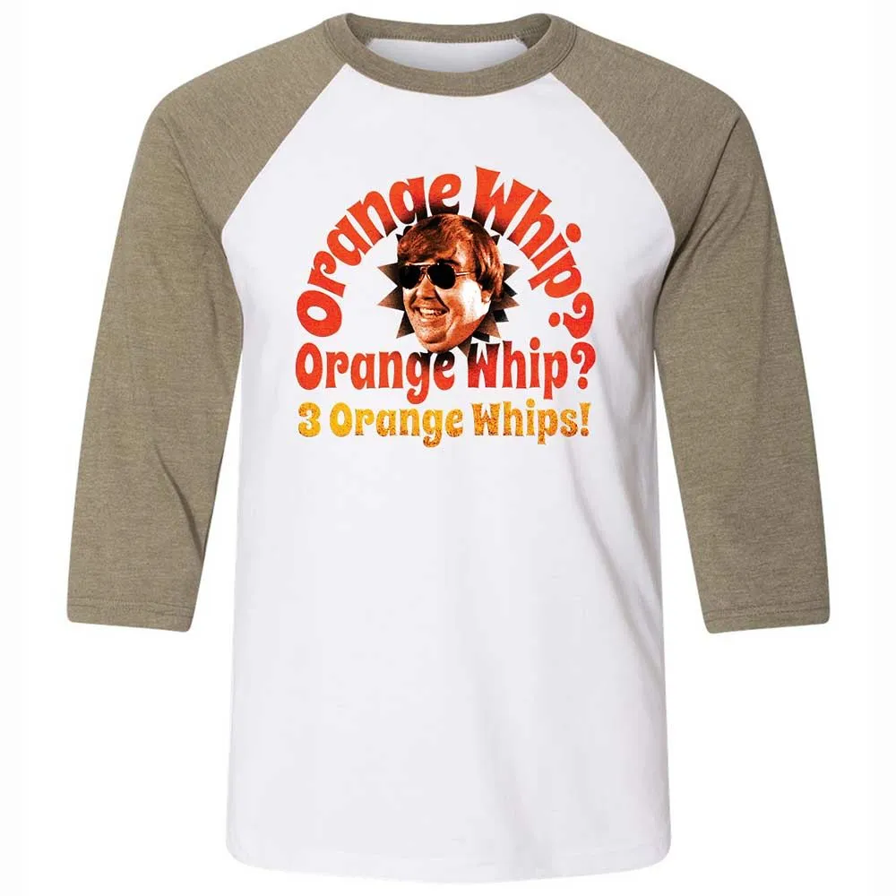 Unisex 3/4 Baseball Tee - 17RK3ZMF - White/Heather Olive - 4