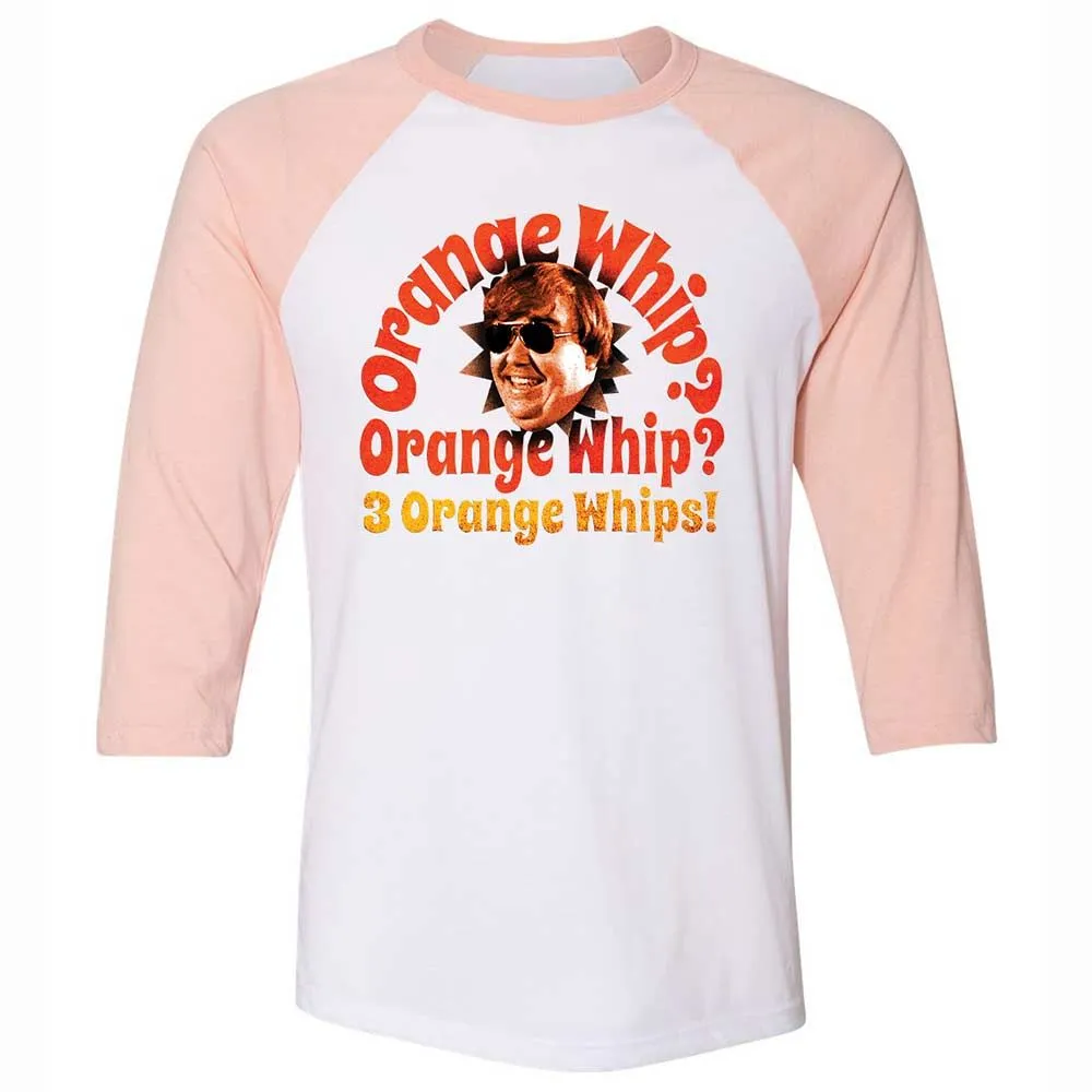 Unisex 3/4 Baseball Tee - 17RK3ZMF - White/Heather Peach - 5