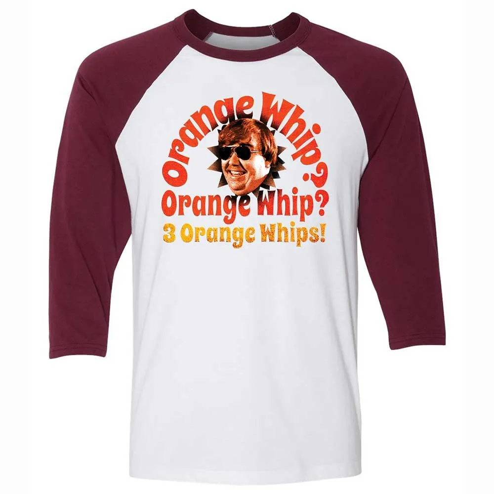 Unisex 3/4 Baseball Tee - 17RK3ZMF - White/Maroon - 7