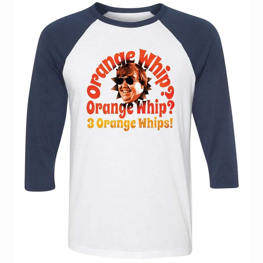 Unisex 3/4 Baseball Tee - 17RK3ZMF - White/Navy - 8